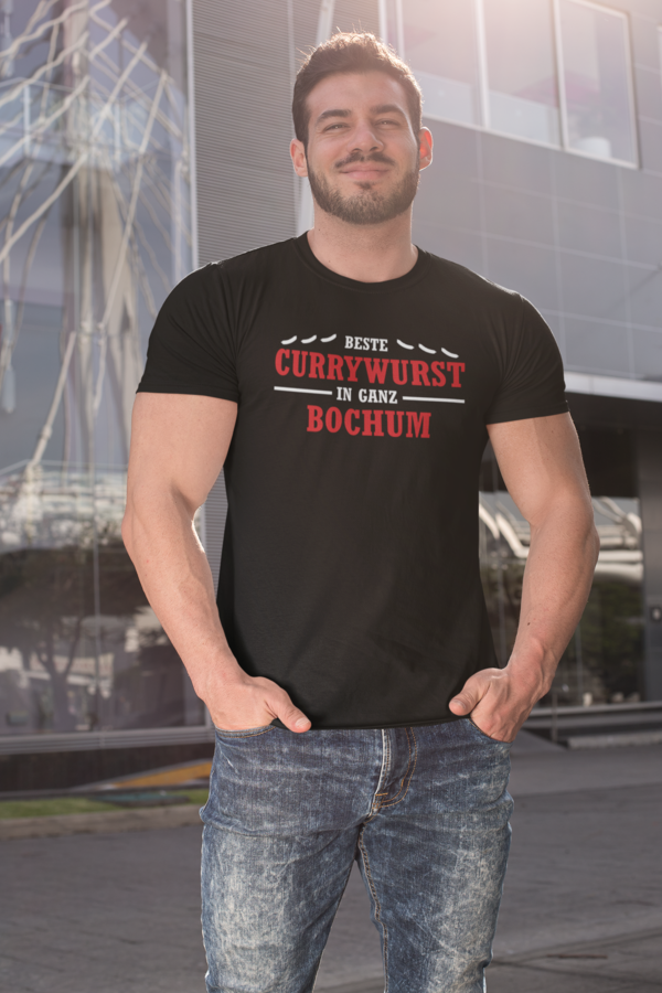 Beste Currywurst in ganz Bochum grillshirt frei gestalten Geschenk+