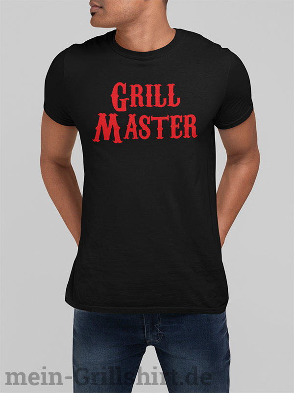 Grillmaster Master schwarz black des Grills mein Grillshirt bbq liebe griller geschenk online shoppen