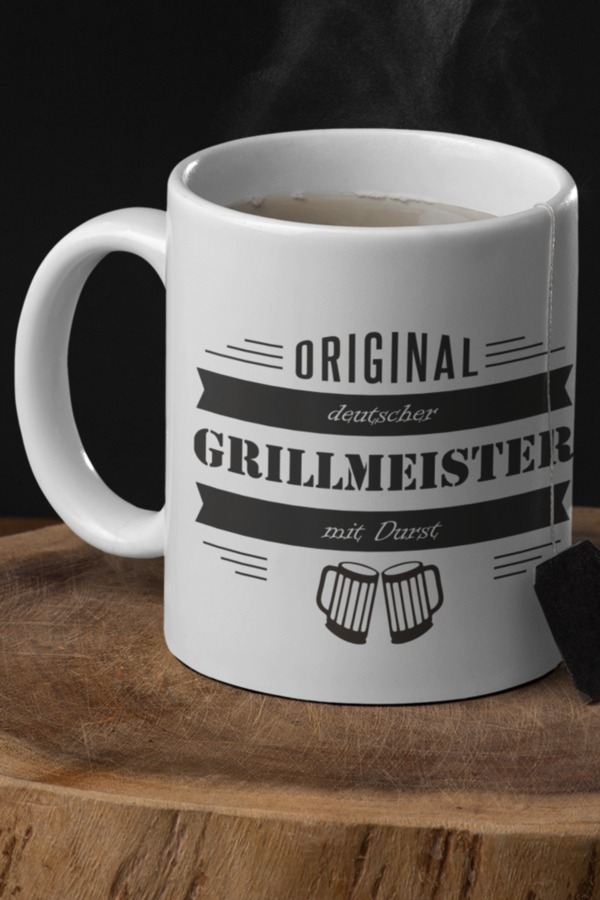 Original Deutscher Grillmeister Tasse geschenk für grillfans grill zubehoer