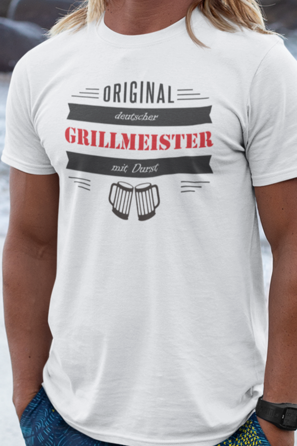 Original Deutscher Grillmeister grillshirt red version