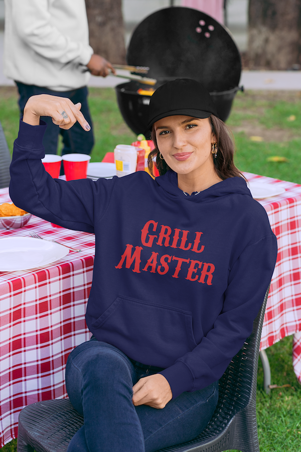 hoodie-mockup-of-a-woman-with-a-dad-hat-a-bbq-party-29707